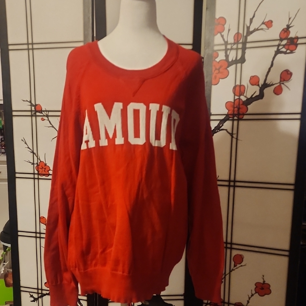Red Amour Sweatshirt